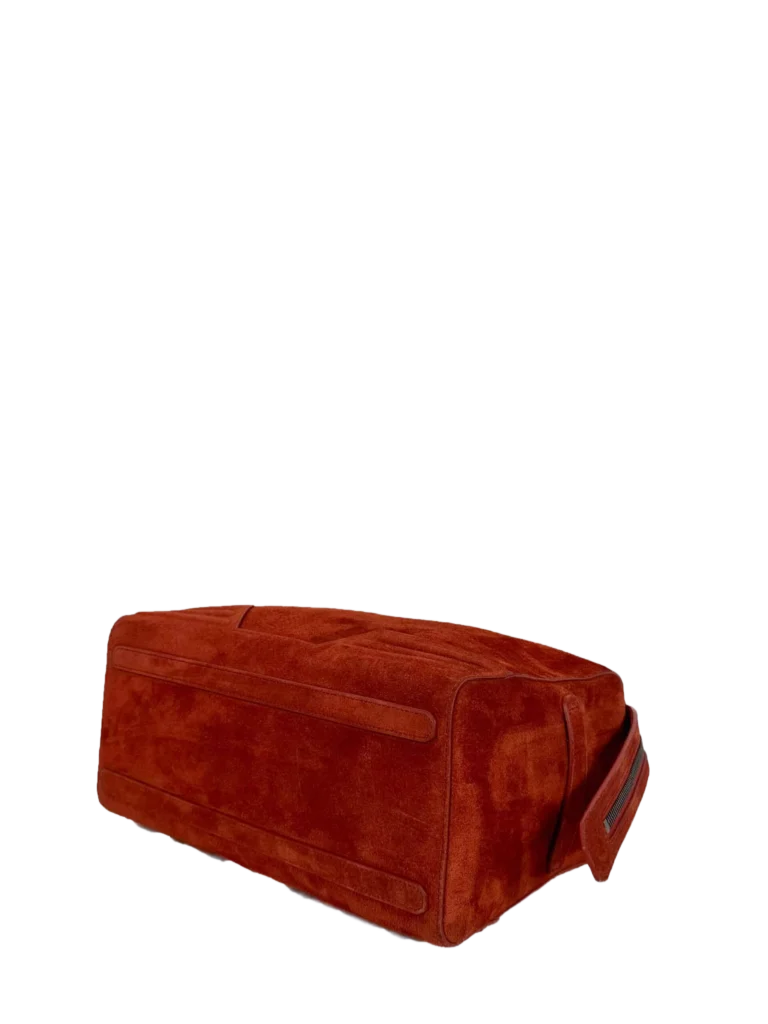 Suede leather shoulder bag., photo 4 of 10