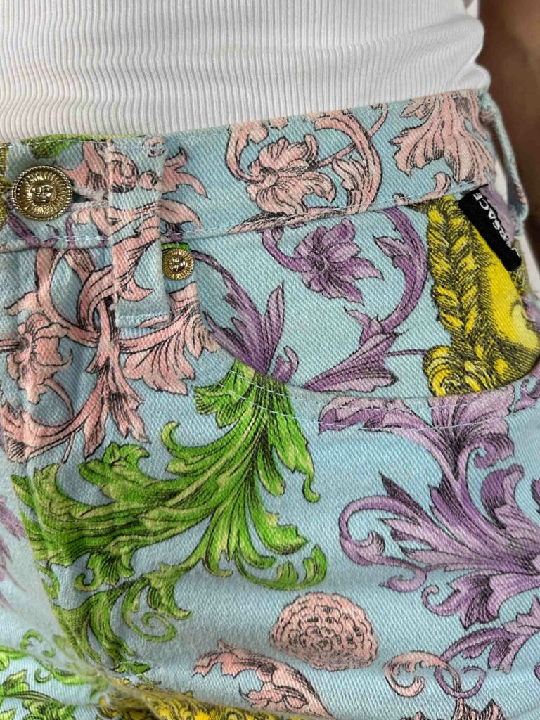 Jeans, pantaloni skinny stampati, 28., foto 5 di 5