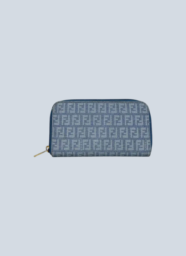 <b>Fendi</b><br> portafoglio in tela stampa Zucca.