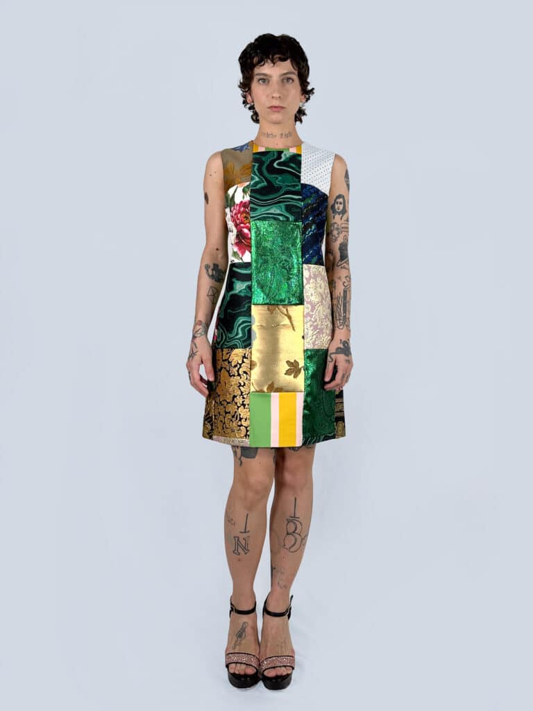 Abito twiggy Sicilian Patchwork, 42.