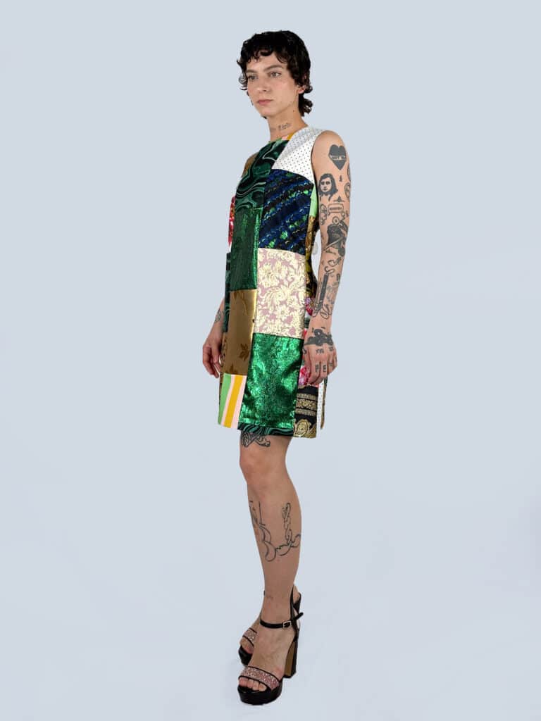 Abito twiggy Sicilian Patchwork, 42., foto 2 di 4