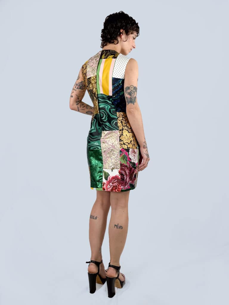 Abito twiggy Sicilian Patchwork, 42., foto 3 di 4