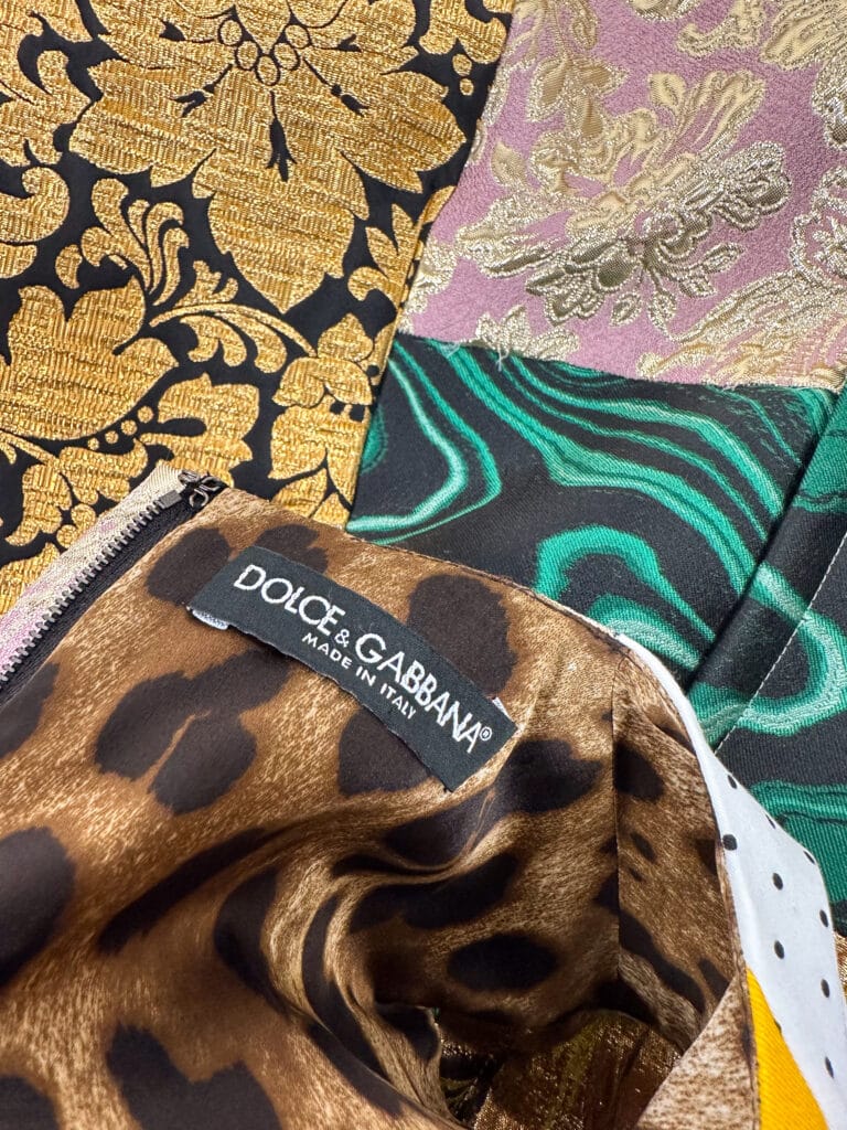 Abito twiggy Sicilian Patchwork, 42., foto 4 di 4