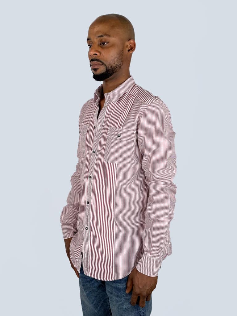 Camicia a righe in cotone, 38., foto 2 di 4