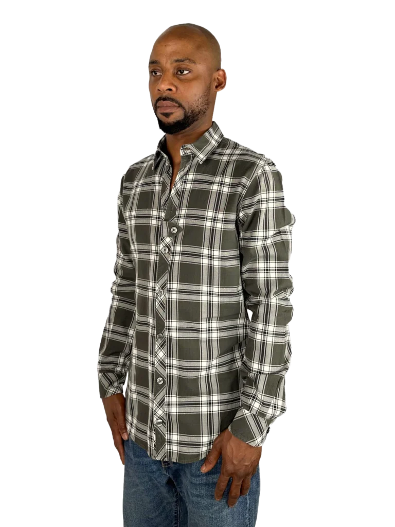 Checked cotton shirt, photo 2 of 4