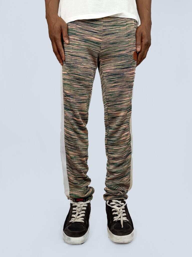 x Missoni, pantaloni in maglia multicolor, M.