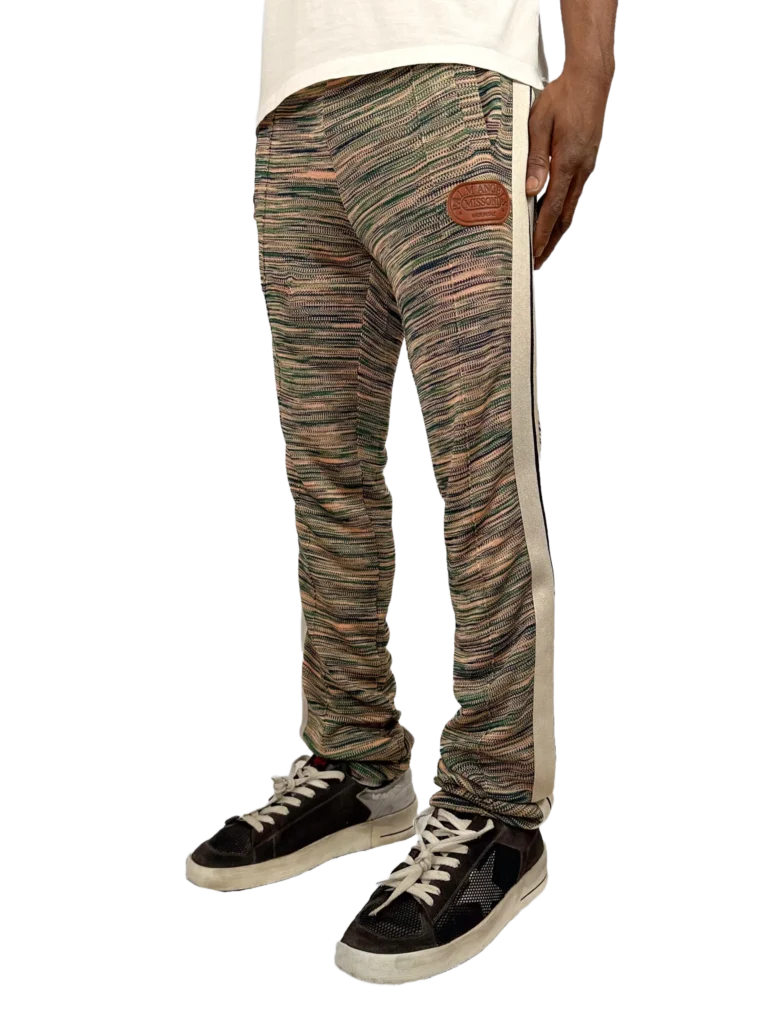 x Missoni, pantaloni in maglia multicolor., foto 2 di 5