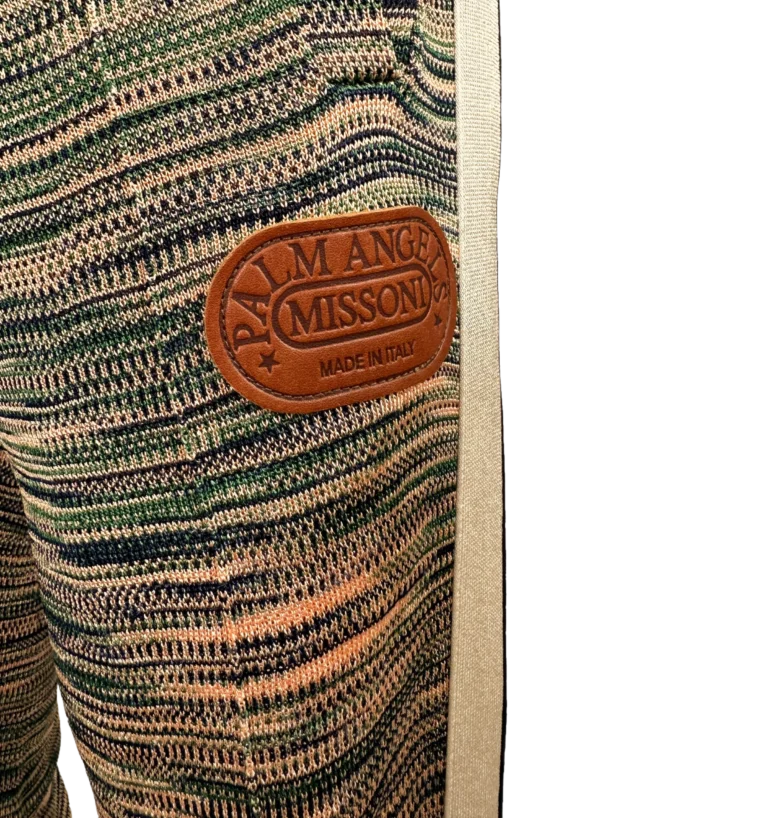 x Missoni, pantaloni in maglia multicolor., foto 4 di 5