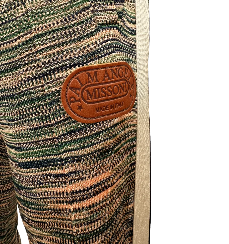x Missoni, pantaloni in maglia multicolor., foto 4 di 5