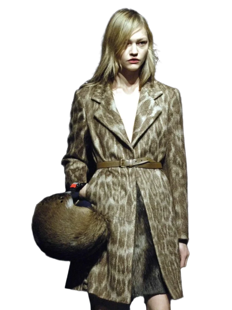 Abito in seta stampa leopard., foto 4 di 4