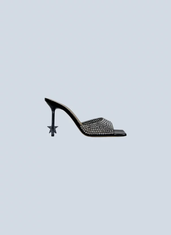 <b>Mach&Mach</b> <br> mules Star in pvc e cristalli, 39.