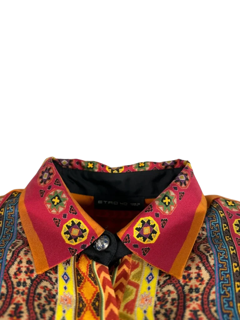 Paisley print silk shirt, photo 4 of 4