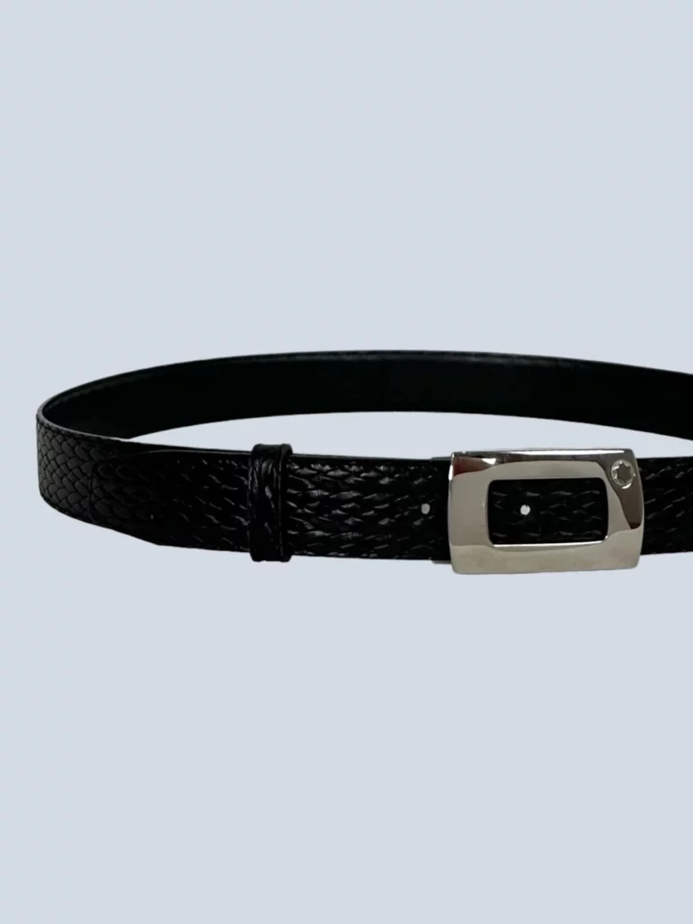 Braided leather belt with metal buckle, 100., photo 2 of 4