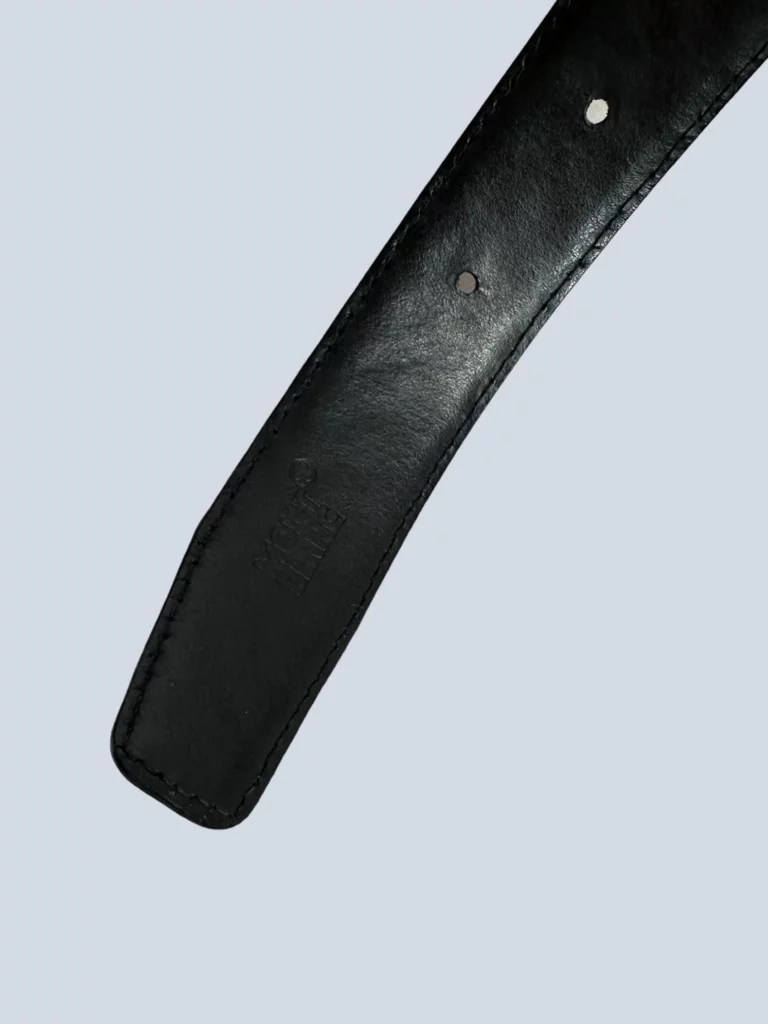 Braided leather belt with metal buckle, 100., photo 4 of 4