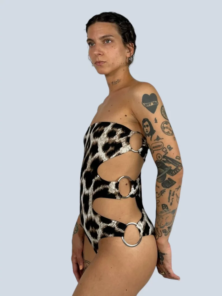 Ringed one-piece swimsuit, XS., photo 2 of 5