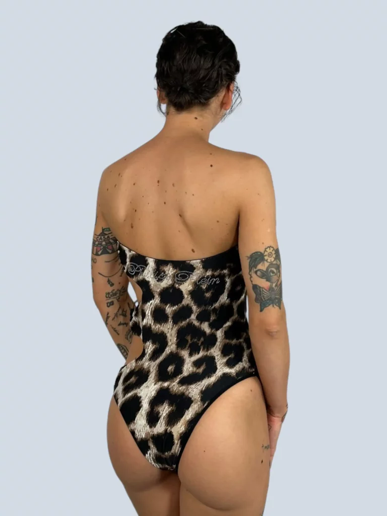 Ringed one-piece swimsuit, XS., photo 3 of 5
