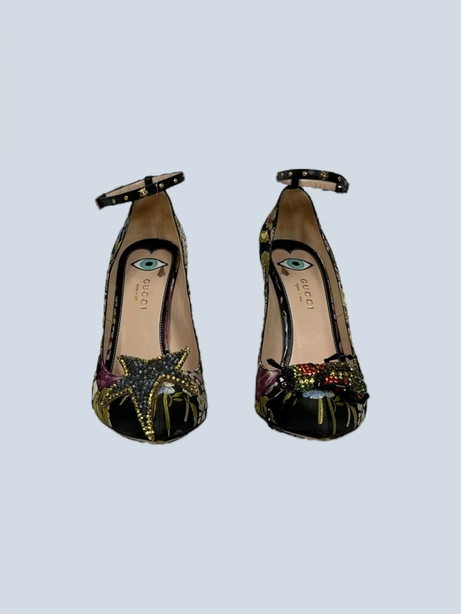 Gucci decollete Floral Dyonisus in seta 38