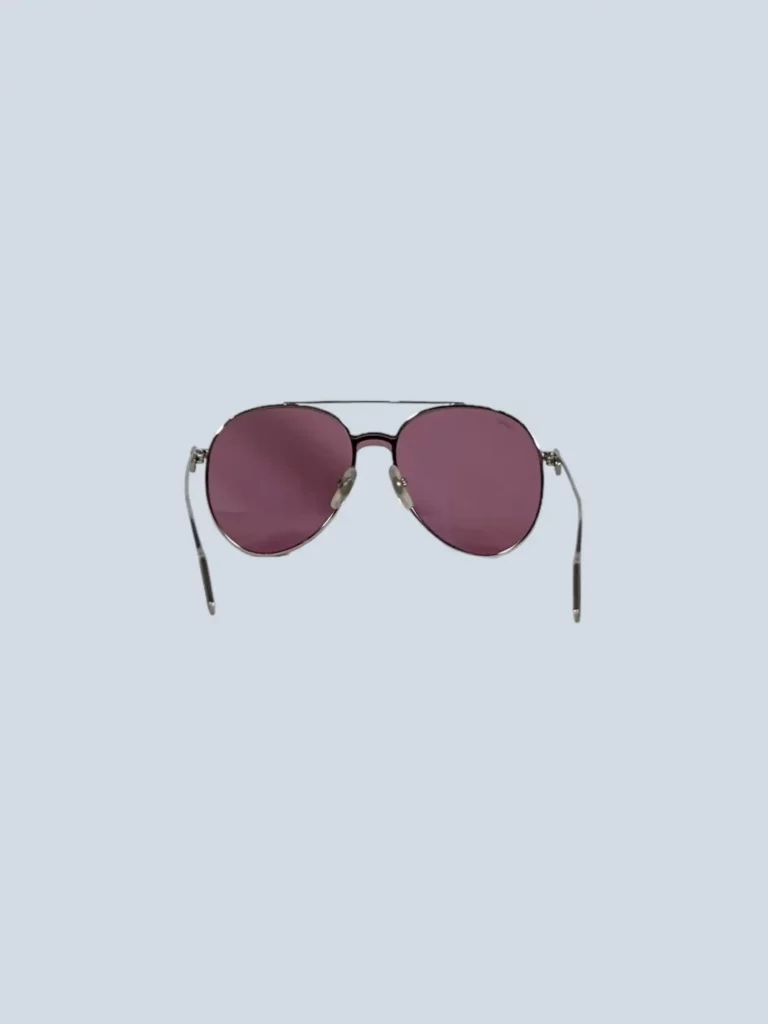 Occhiali da sole aviator con lenti rosa., foto 3 di 4