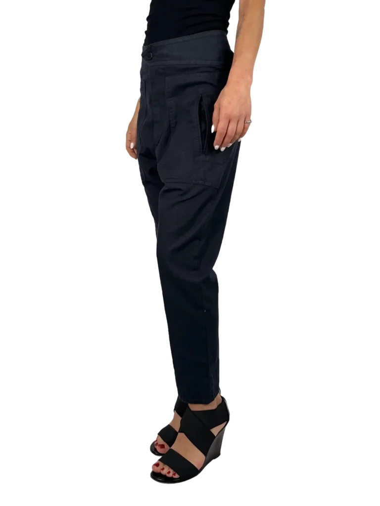 Pantaloni in cotone con applicazioni, 40., foto 2 di 4