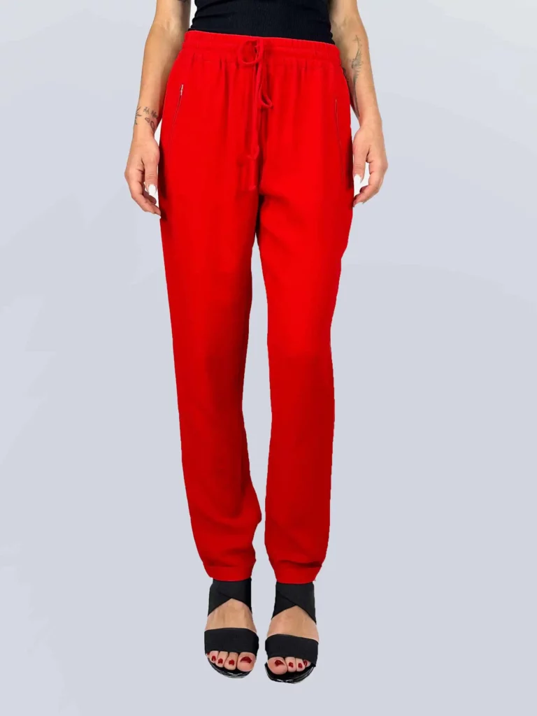 Pantaloni joggers in acetato, 40.