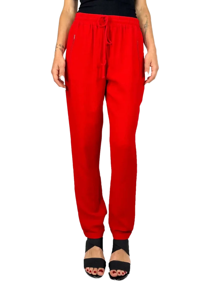 Acetate joggers.