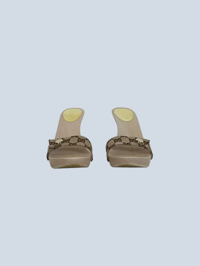 Mules Guccissima in legno, 39,5., foto 3 di 5
