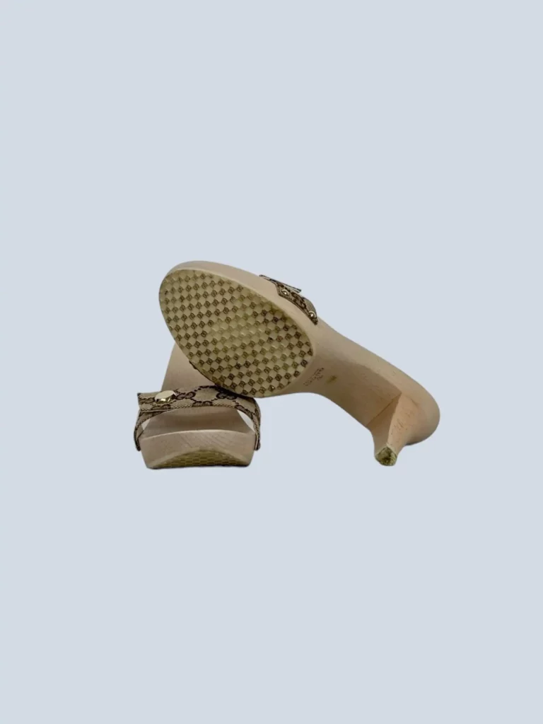 Mules Guccissima in legno, 39,5., foto 5 di 5