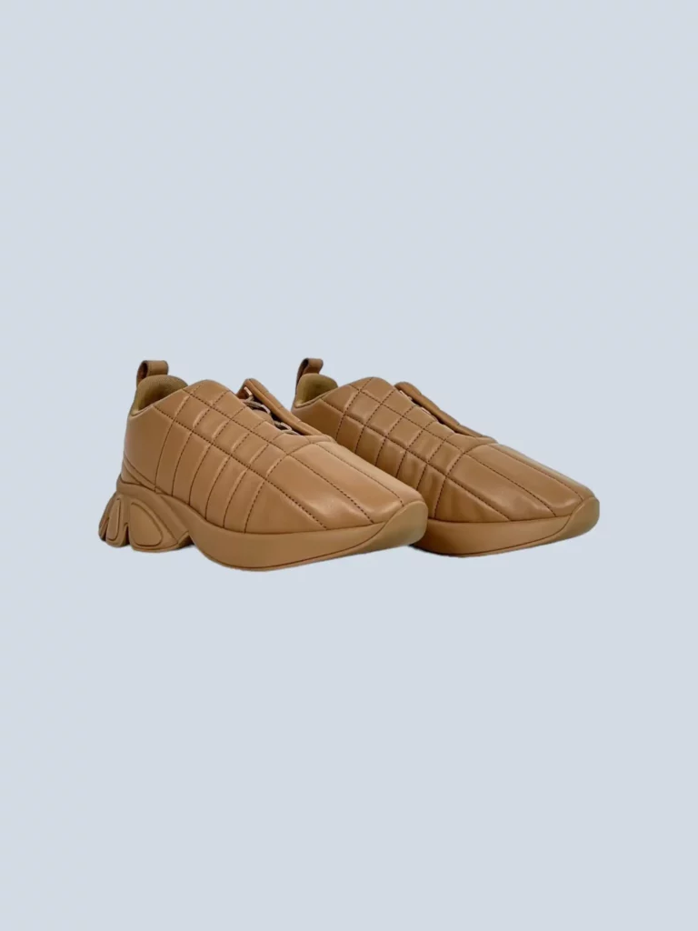 Sneakers trapuntate in pelle, 38., foto 2 di 5