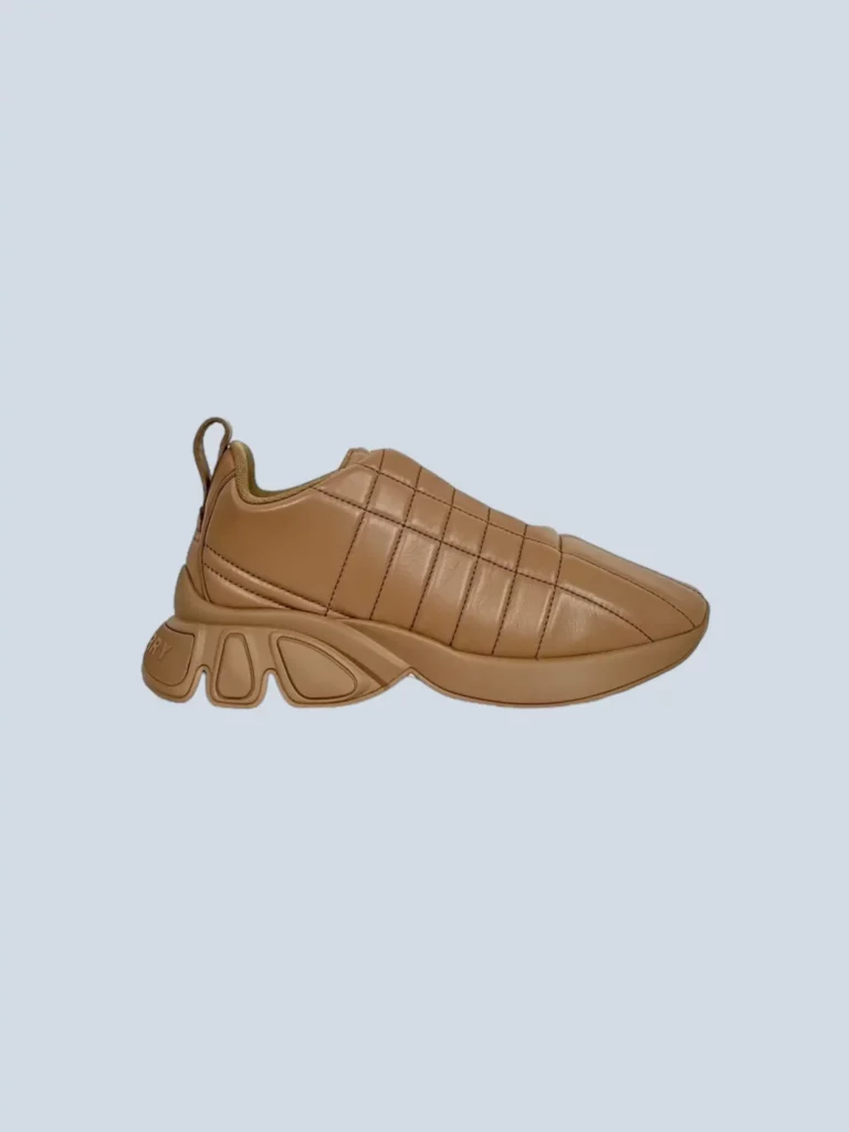 Sneakers trapuntate in pelle, 38.