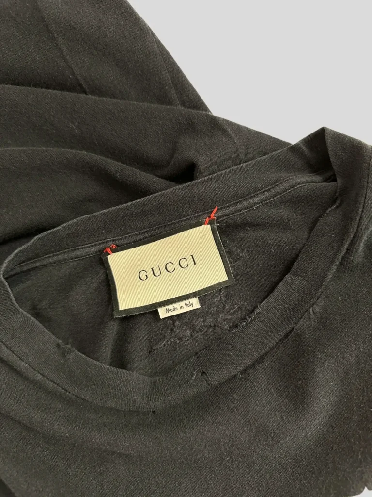 T-shirt in cotone stampa logo e web., foto 4 di 6