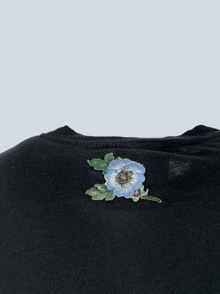 T-shirt in cotone stampa logo e web, XXS., foto 5 di 6