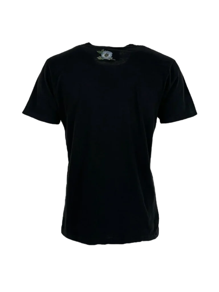 T-shirt in cotone stampa logo e web., foto 2 di 6