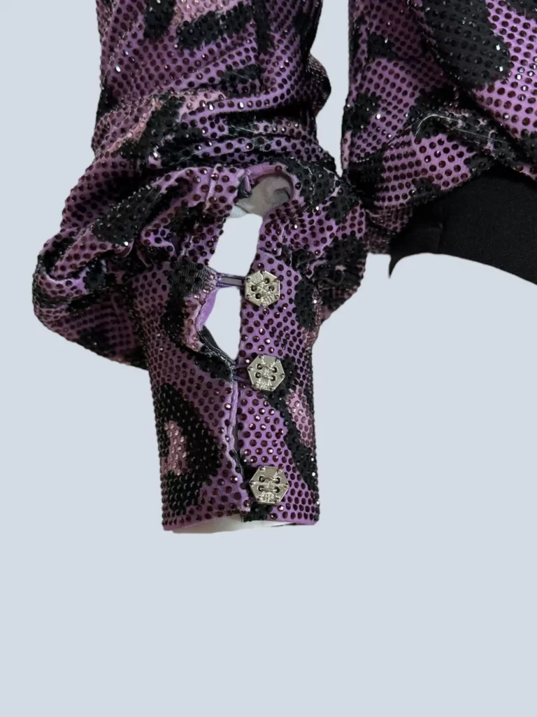 Body con strass fantasia animalier, S., foto 4 di 4