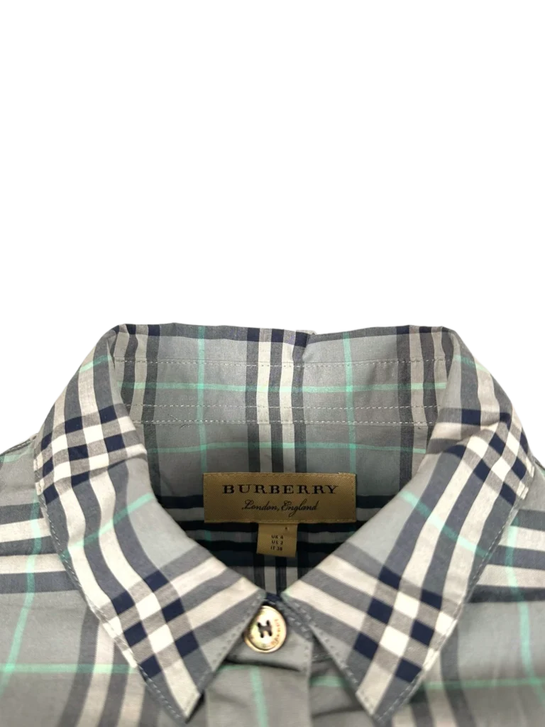 Check pattern cotton shirt, photo 3 of 3