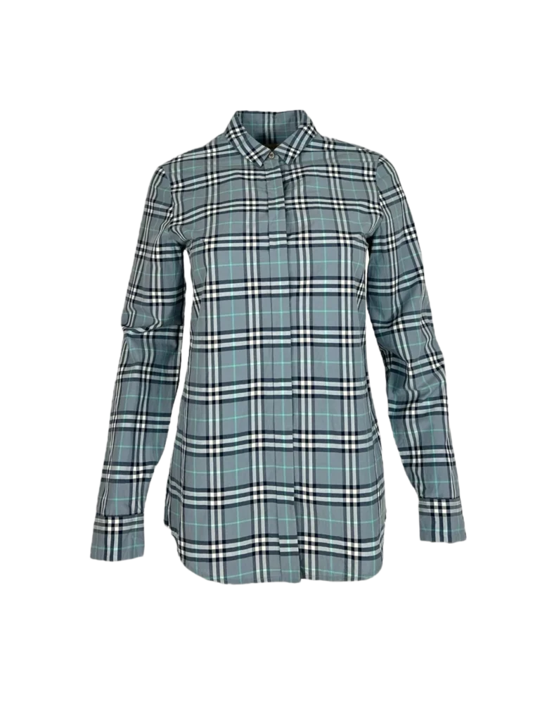 Check pattern cotton shirt.