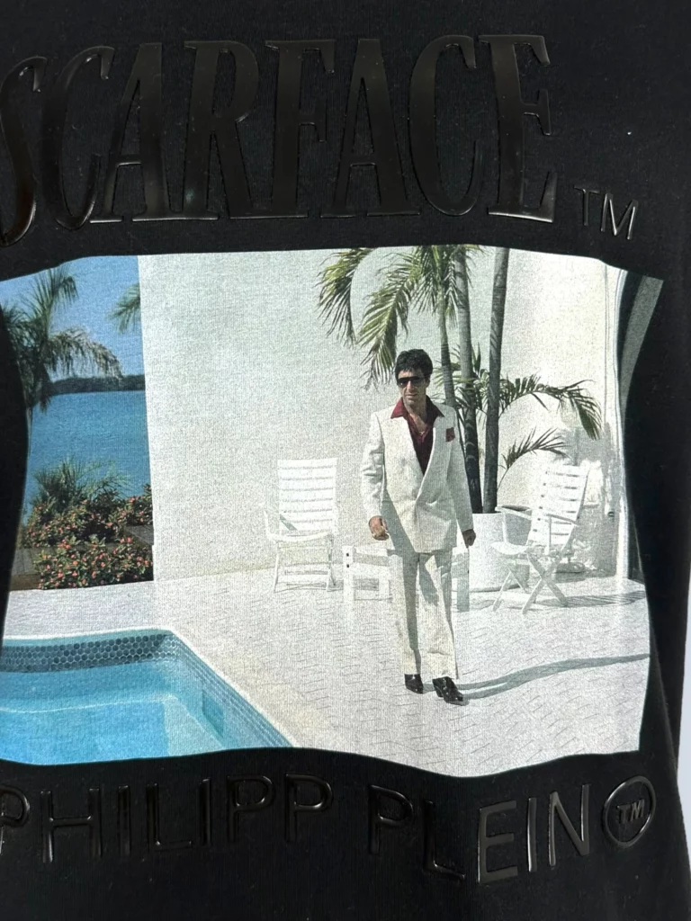Canottiera in cotone stampa Scarface, S., foto 3 di 4