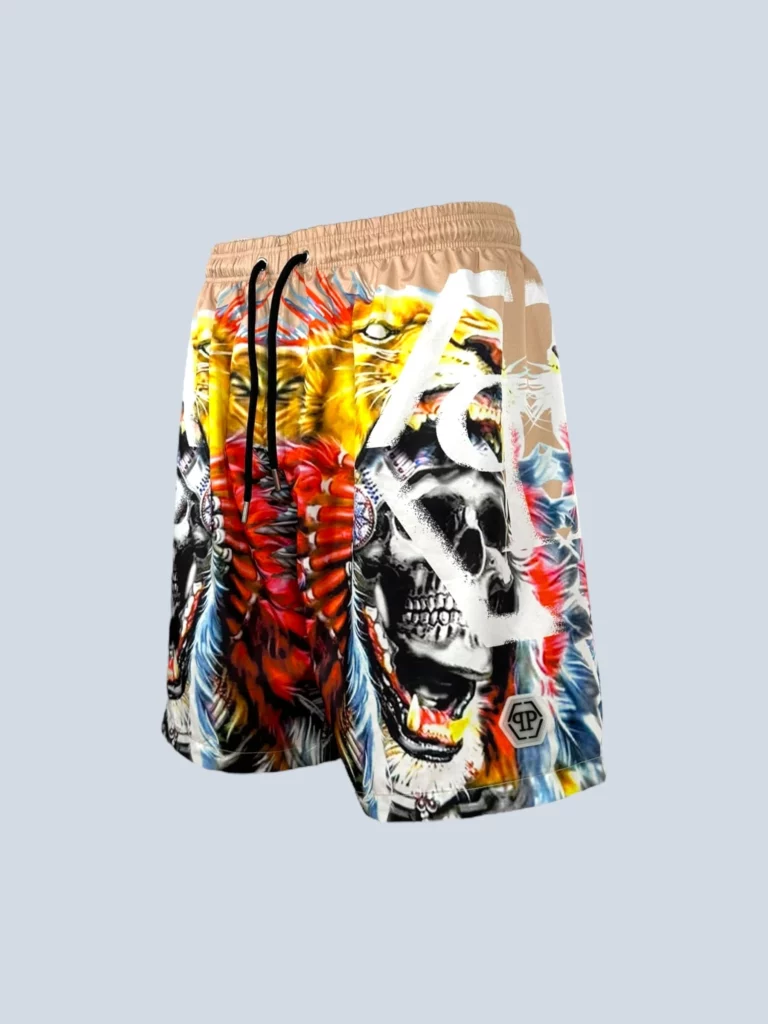 Navayo multicolor print swim shorts, L., photo 2 of 4