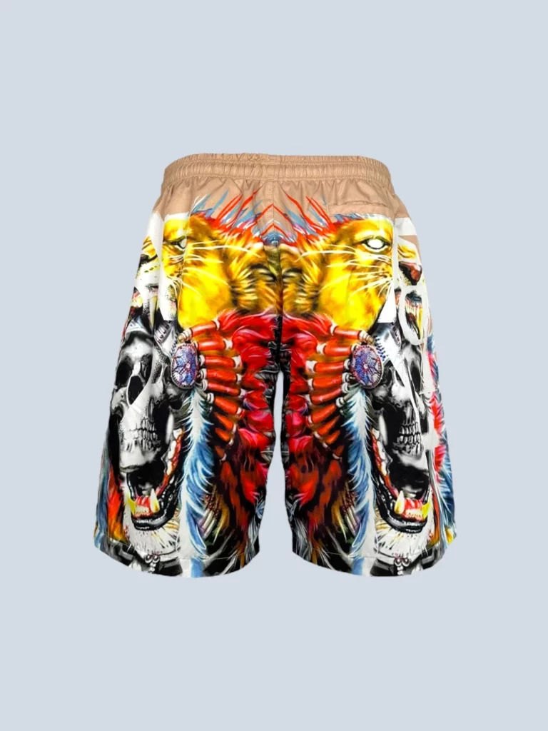 Navayo multicolor print swim shorts, L., photo 3 of 4