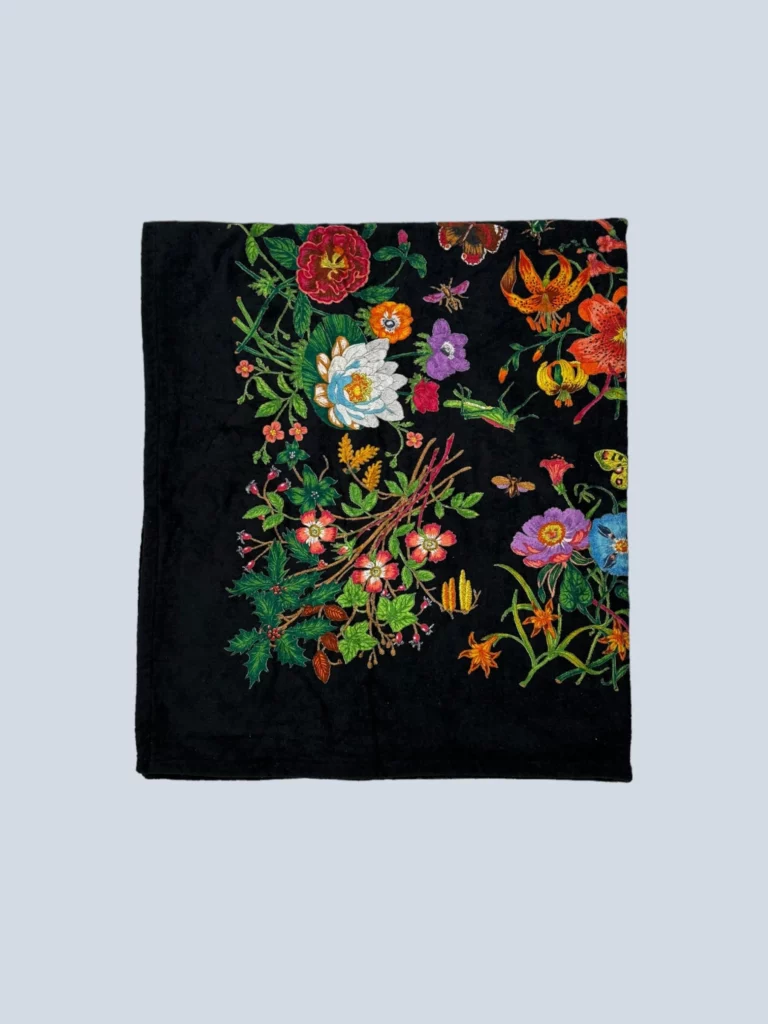 Cotton Flora print beach towel, photo 2 of 5