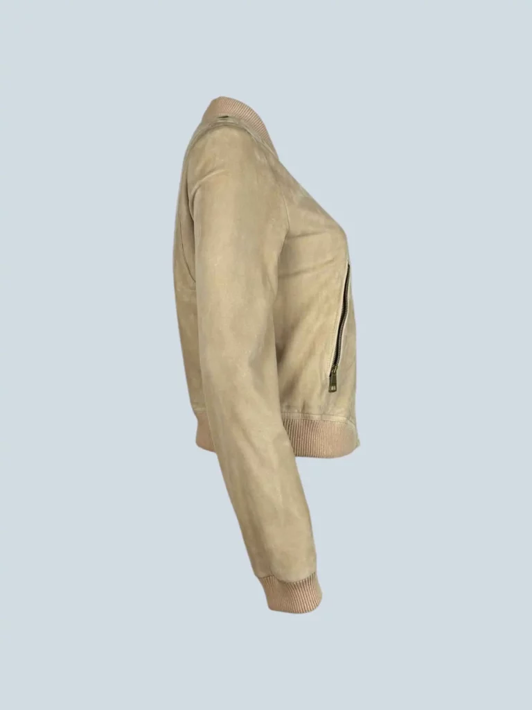 Giubbotto bomber in suede, 40., foto 2 di 4