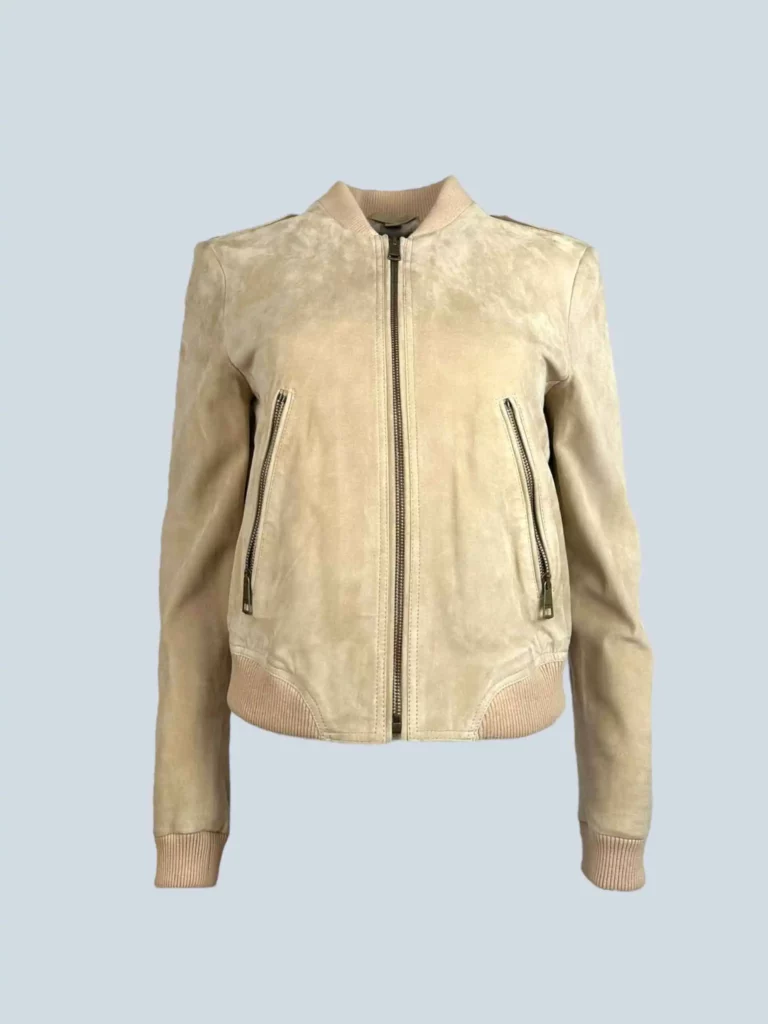 Giubbotto bomber in suede, 40.