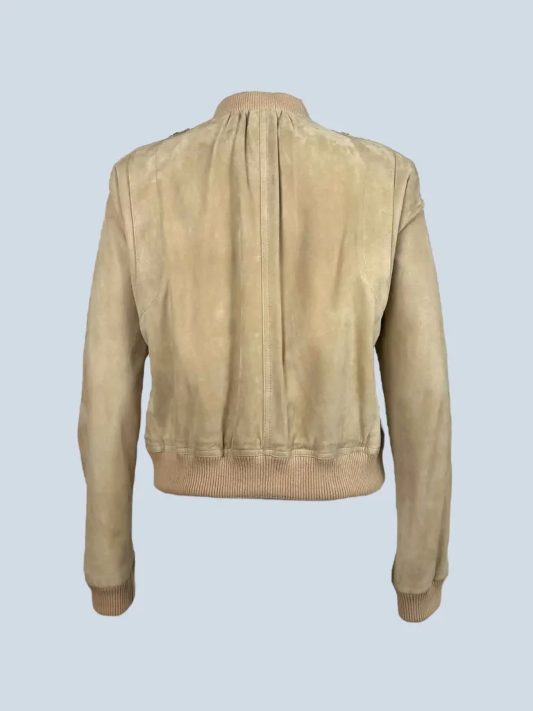 Giubbotto bomber in suede, 40., foto 3 di 4