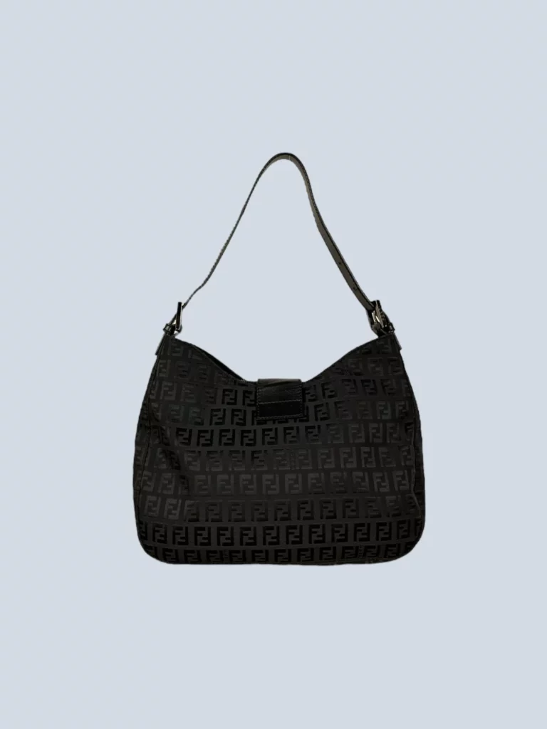 Borsa a spalla in nylon monogram Zucchino., foto 3 di 8