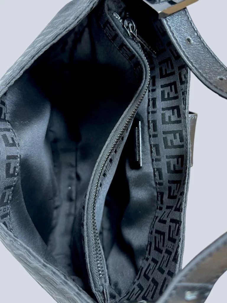 Borsa a spalla in nylon monogram Zucchino., foto 7 di 8