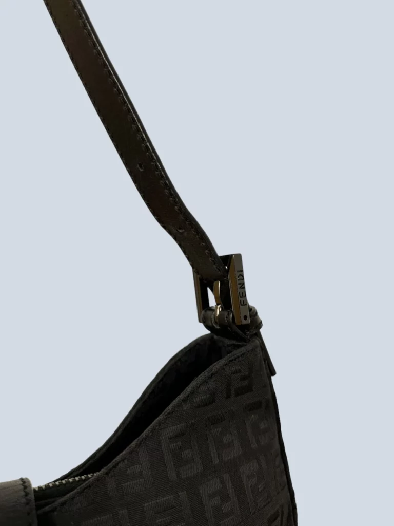 Borsa a spalla in nylon monogram Zucchino., foto 5 di 8