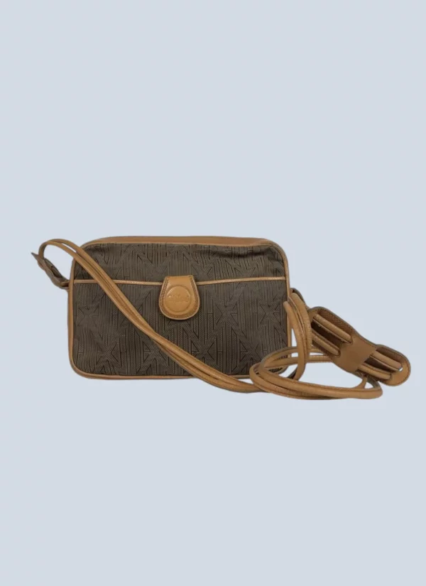 <b>Chloé</b><br> borsa a tracolla Vintage in tela e pelle.