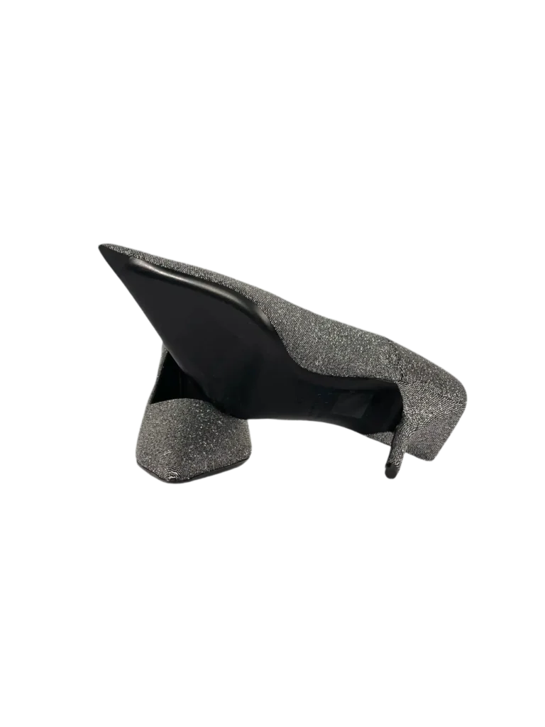 Knife glitter lamé pumps., photo 5 of 5