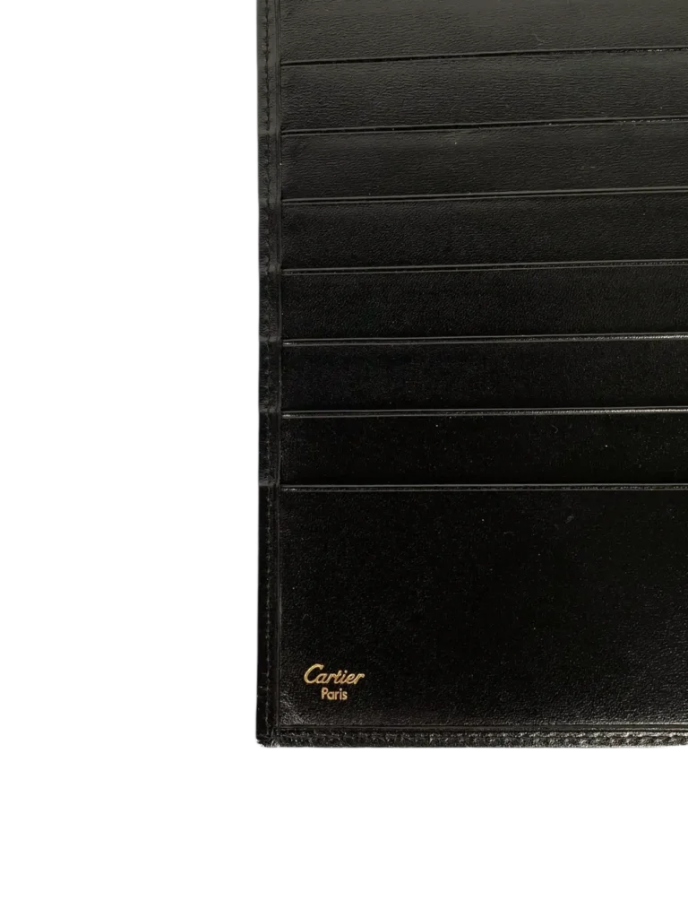 Portafoglio Must De Cartier in pelle liscia e logo oro., foto 6 di 8