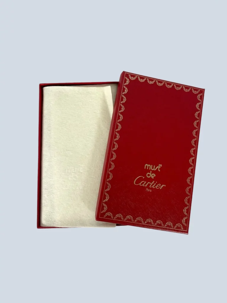 Portafoglio Must De Cartier in pelle liscia e logo oro., foto 7 di 8