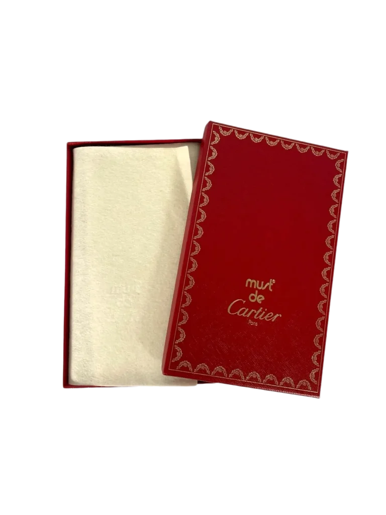 Portafoglio Must De Cartier in pelle liscia e logo oro., foto 7 di 8